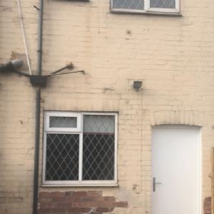 View Terrace house before blast cleaning
