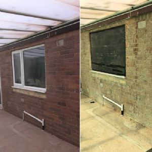 View Before and after blast cleaning