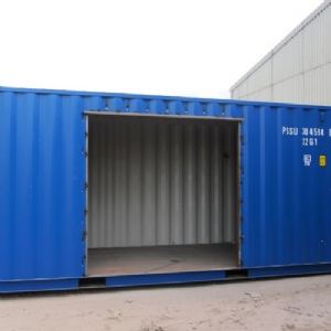 View Painted container