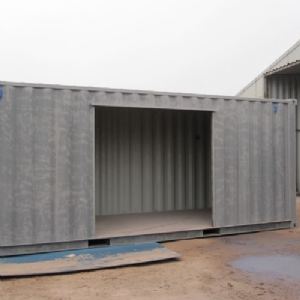 View Container after blast cleaning