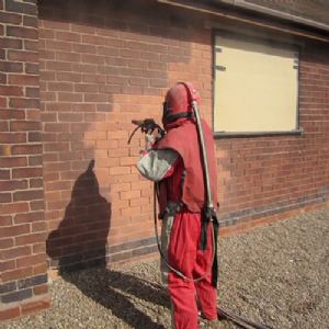 View Sand blasting brickwork, Chesterfield