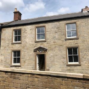 View Cottage after chemical cleaning of stone work