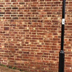 View Cleaned brick wall