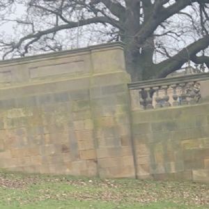 View Before moss removal at Chatsworth