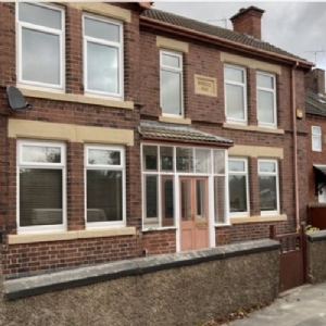 View Terraced house blast cleaning