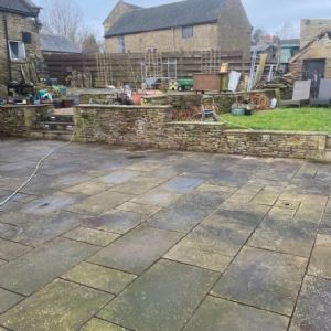 View Before pressure washing