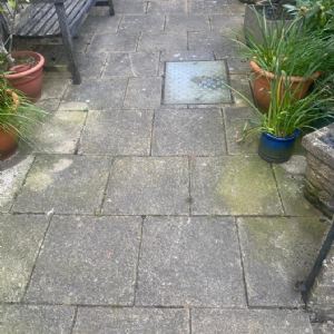 View Before pressure washing