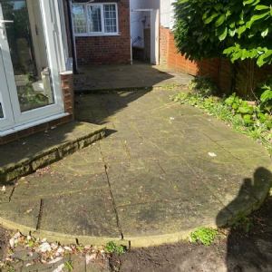 View Before pressure washing